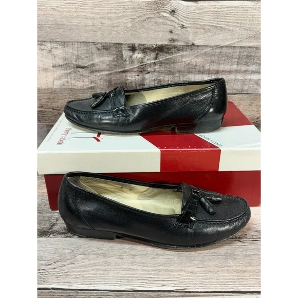 Bally Celeste Ballerina Women Flat Shoes Black Made in Italy Size 5 - Picture 2 of 13